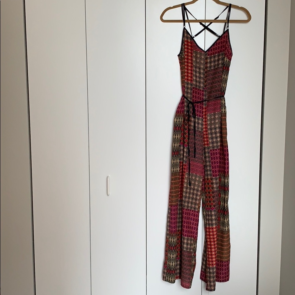 Bohemian Wide Leg Pant Onesie